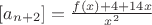 $[a_{n+2}]=\frac{f(x)+4+14x}{x^2}$