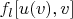 $f_l[u(v),v]$
