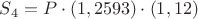 $S_4=P\cdot(1,2593)\cdot(1,12)$