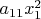$a_{11}x_1^2$