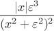 $\dfrac{|x|\varepsilon^3}{(x^2+\varepsilon^2)^2}$