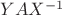 $YAX^{-1}$