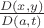 $\frac{D(x, y)}{D(a, t)}$