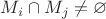 $M_i \cap M_j \neq \varnothing$