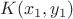 $K(x_1,y_1)$