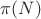 $\pi(N) $