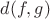 $d(f,g)$