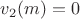 $v_2(m)=0$ $v_2(m)=0$