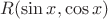 $R(\sin x, \cos x)$