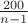 $\frac{200}{n-1}$