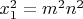 $x_1^2=m^2n^2 $