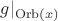 $g|_{\operatorname{Orb}(x)}$