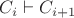 $C_i \vdash C_{i+1}$