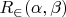 $R_{\in}(\alpha,\beta)$