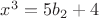 $x^3 = 5b_2 + 4$