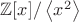 $\mathbb{Z}[x]/\left<x^2\right>$