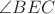 $\angle BEC$