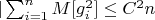 $|\sum_{i=1}^n {M[g_i^2]} \leq C^2n$