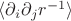 $\langle \partial_{i } \partial_{j} r^{-1} \rangle $