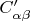 $C'_{\alpha \beta}$