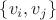 $\{v_i, v_j\}$