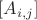 $\left[ {A_{i,j} } \right]$