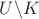 $U \backslash K$ $U \backslash K$