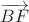 $\overrightarrow{BF}$