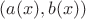 $(a(x), b(x))$