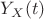 $Y_X(t)$