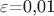$\varepsilon$=0,01