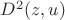 $D^2(z,u)$