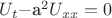 $U_t-$a^2U_{xx}=0