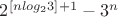 $2^{[nlog_2 3]+1}-3^n$