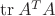 $\operatorname{tr} A^TA$