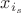 $x_{i_s}$