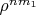 $\rho^{n m_1}$