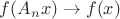 $f(A_nx)\to f(x)$