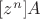 $[z^n]A$