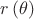 $\[r\left( \theta  \right)\]$