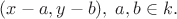 $(x-a,y-b),\;a,b\in k.$