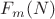 $F_m(N)$
