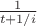 $\frac1{t+1/i}$