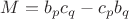 $M=b_pc_q-c_pb_q$