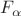 $F_{\alpha}$