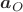$\boldsymbol a_O$