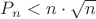 $P_{n}<n\cdot \sqrt{n}$