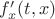 $f'_{x}(t,x)$