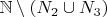 $\mathbb N\setminus (N_2\cup N_3)$