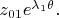 $z_{01}e^{\lambda_1\theta}.$